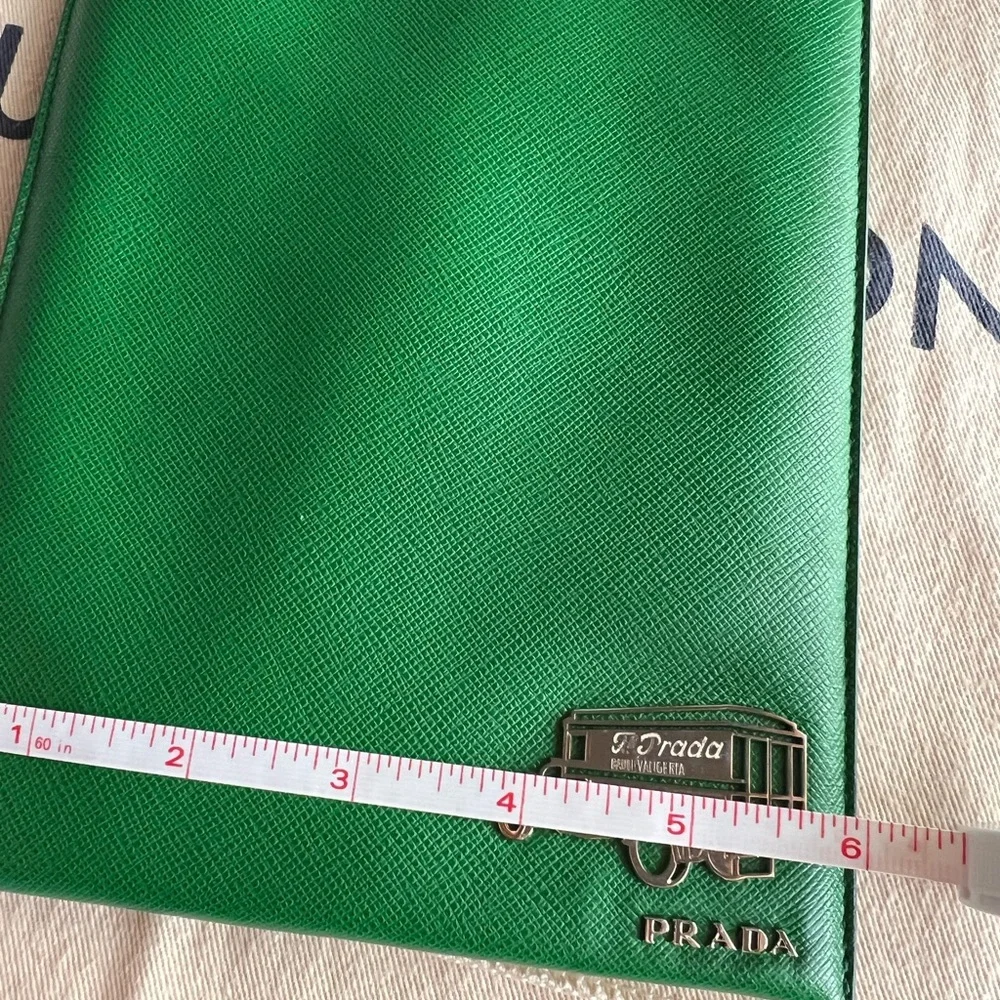 New Unused Prada Saffiano Leather Tech Case